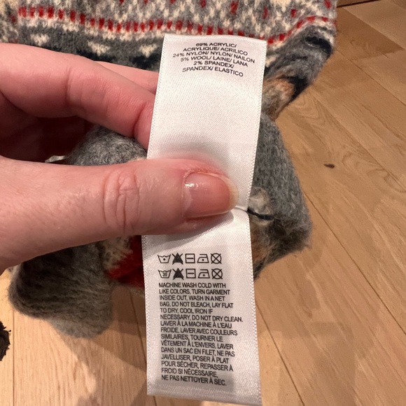 🔥NWOT Lucky Brand Men's Intarsia Nordic Sweater. Size M - Picture 10 of 13